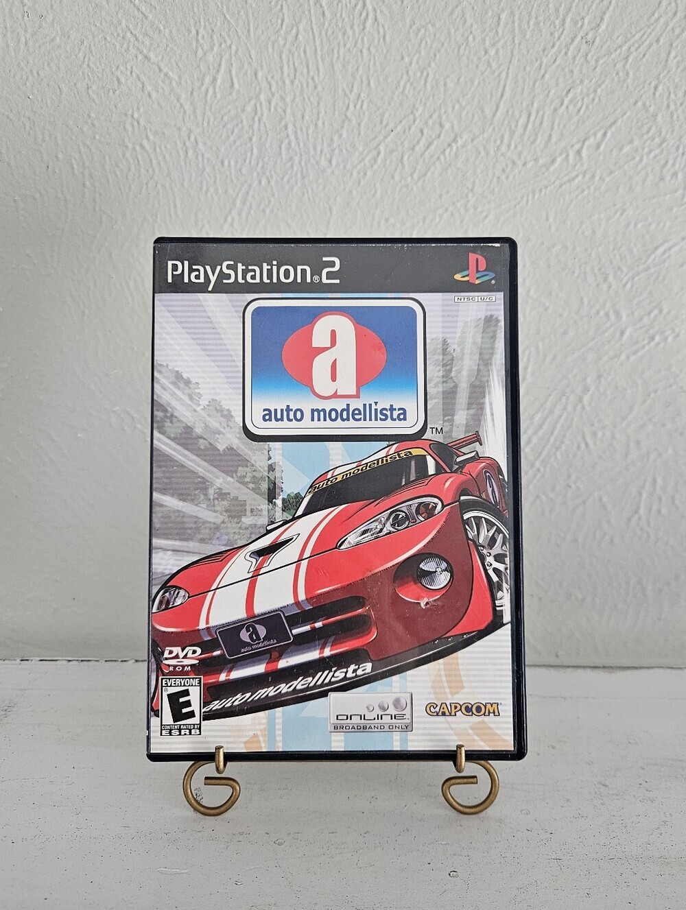 Vintage Capcom Auto Modellista For Playstation 2- With Case, Cover And Manual